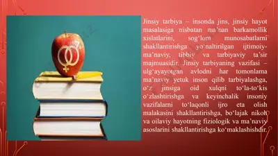 jinsiy tarbiya 2 — PPTX