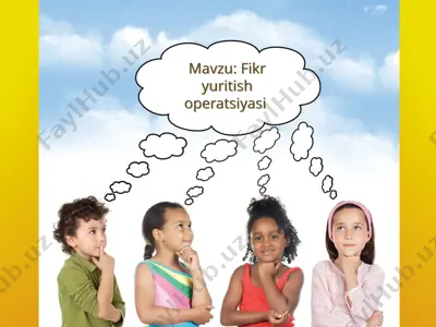 fikr yuritish operatsiyasi — PPTX