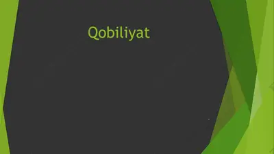 qobiliyat 2 — PPTX