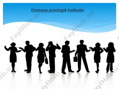 ommaviy psixologik hodisalar — PPTX