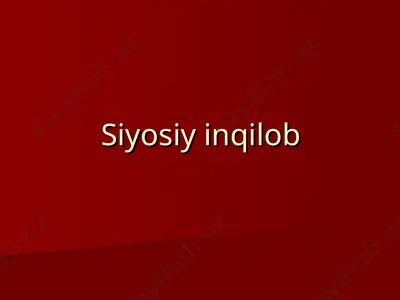 siyosiy inqilob — ZIP