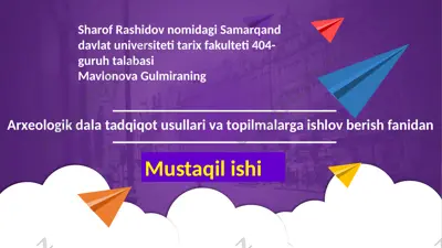 qadimgi dunyoning turli hududlarida ishlab chiqarishning rivojlanish darajasini taqqoslash — PPTX