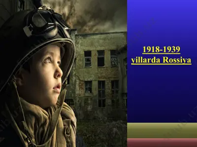 1918-1939 yillarda rossiya — PPTX