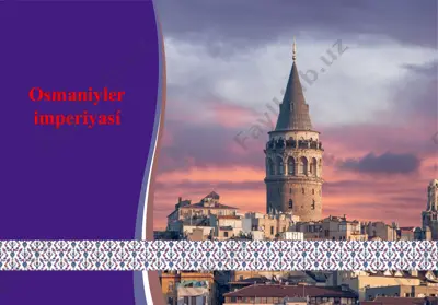 osmaniyler imperiyasí — PPTX