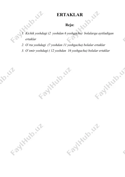 ertaklar — DOC