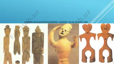 yapon svilizatsiyasining asosiy xususiyatlari — PPTX