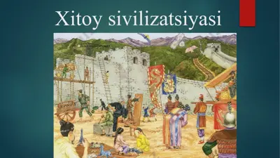 xitoy sivilizatsiyasi — PPTX