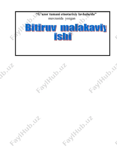g’uzor tumani etnotarixiy lavhalarda — DOC
