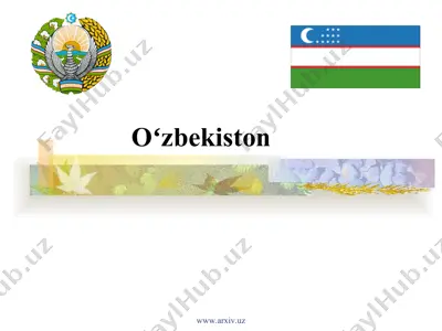 o'zbekiston — PPT