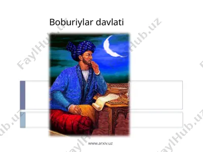boburiylar davlati — PPTX