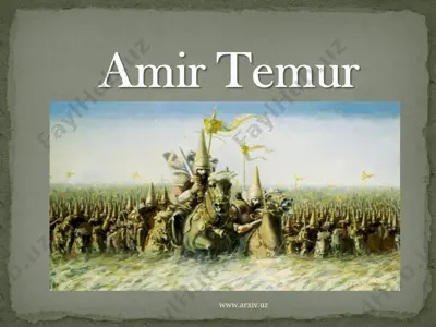 amir temur 5 — PPT