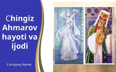 chingiz ahmarov hayoti va ijodi — PPTX