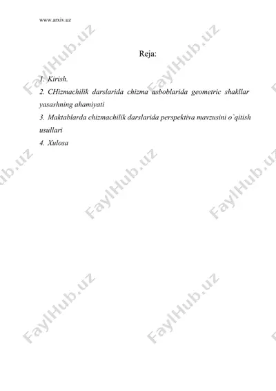 “perspektivada soyalar yasash usullari” — DOC