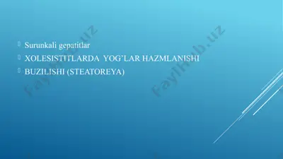 surunkali gepatitlar — PPTX
