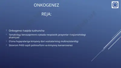onkogenez — PPTX