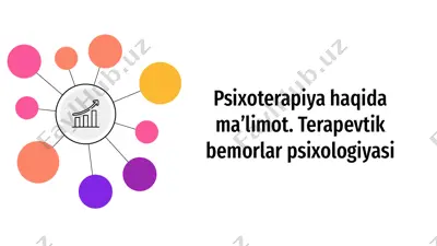 psixoterapiya haqida maʼlimot. terapevtik bemorlar psixologiyasi — PPTX