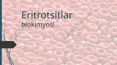 eritrotsitlar biokimyosi — PPTX