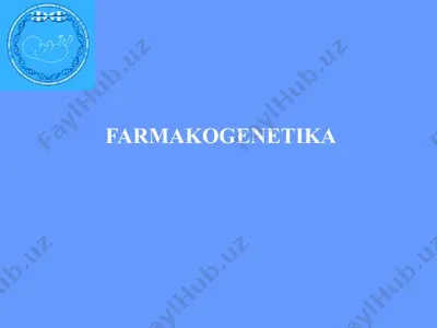 farmakogenetika — PPTX