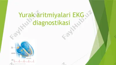yurak aritmiyalari ekg diagnostikasi — PPTX