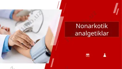 nonarkotik analgetiklar — PPTX