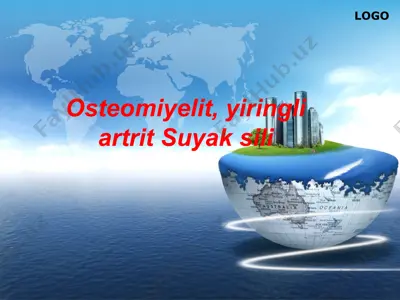 osteomiyelit, yiringli artrit suyak sili — PPTX