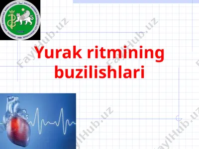 yurak ritmining buzilishlari — PPT