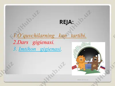 kun tartibi — PPT