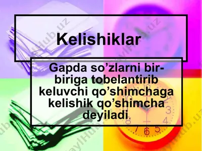 kelishiklar — PPTX