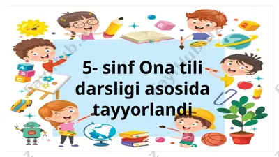 izohli lug’at 5-sinf — PPTX