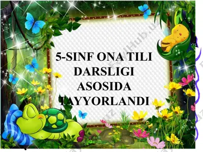 so‘zlarda tovush almashishi 5-sinf — PPTX