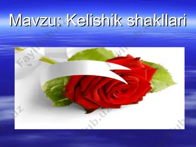 kelishik (dars ishlanma) — PPT