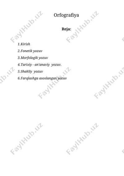 orfografiya — DOC