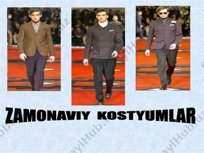 zamonaviy kostyumlar — PPT