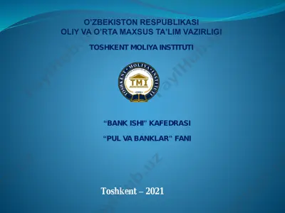 pul va banklar fani — PDF