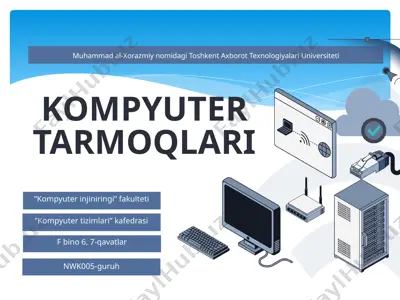 kompyuter tarmoqlari — PPTX