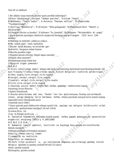 ona tili va adabiyot — PDF