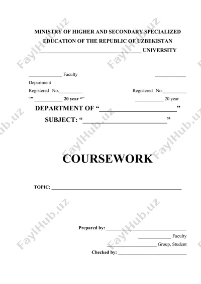 coursework — DOCX