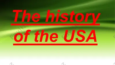 the history of the usa — PPTX