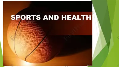 sports and health — PPTX