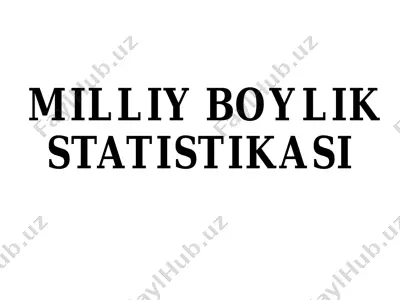 milliy boylik statistikasi — PDF