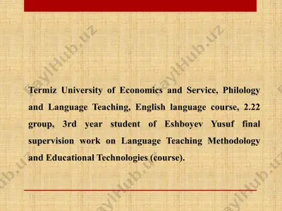 the role of teacher feedback in language development — PPTX