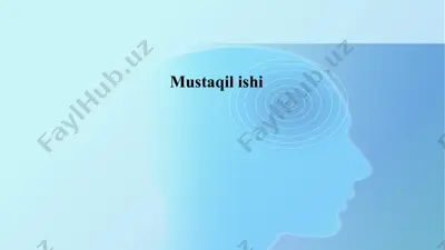 motiv va motivatsiya haqida mustaqil ish — PPTX