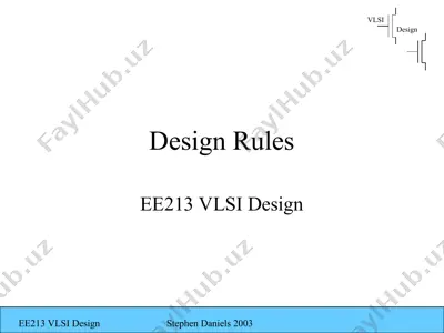 ee213 vlsi design — PPT