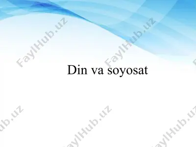 din va siyosat — PPT