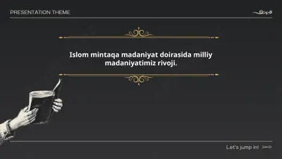 islom mintaqa madaniyat doirasida milliy madaniyatimiz rivoji — PPTX
