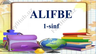 1-sinf alifbe m harfi — PPTX