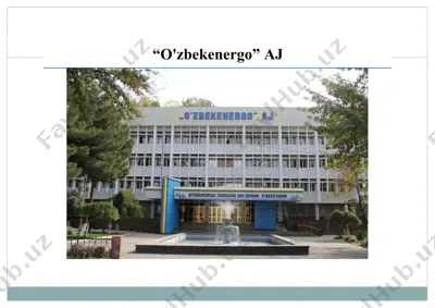 o'zbekenergo aj haqida ma'lumot — PPTX
