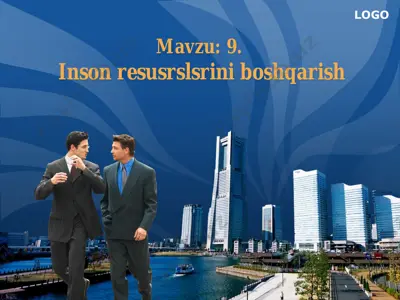 inson resurslarini boshqarish — PDF