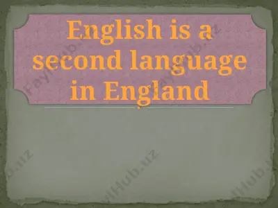 english as a second language in uk schools — PPTX