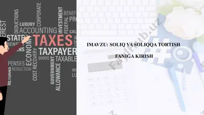 soliq va soliqqa tortish  faniga kirish — PPTX
